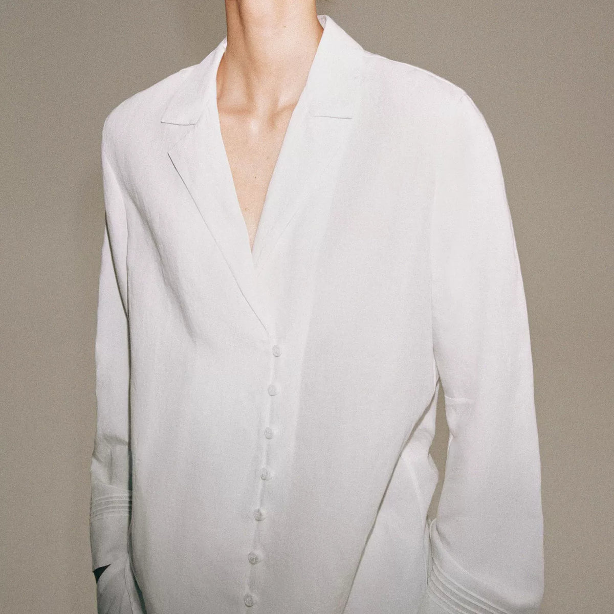Button-Up Shirt and Lantern Trousers Set