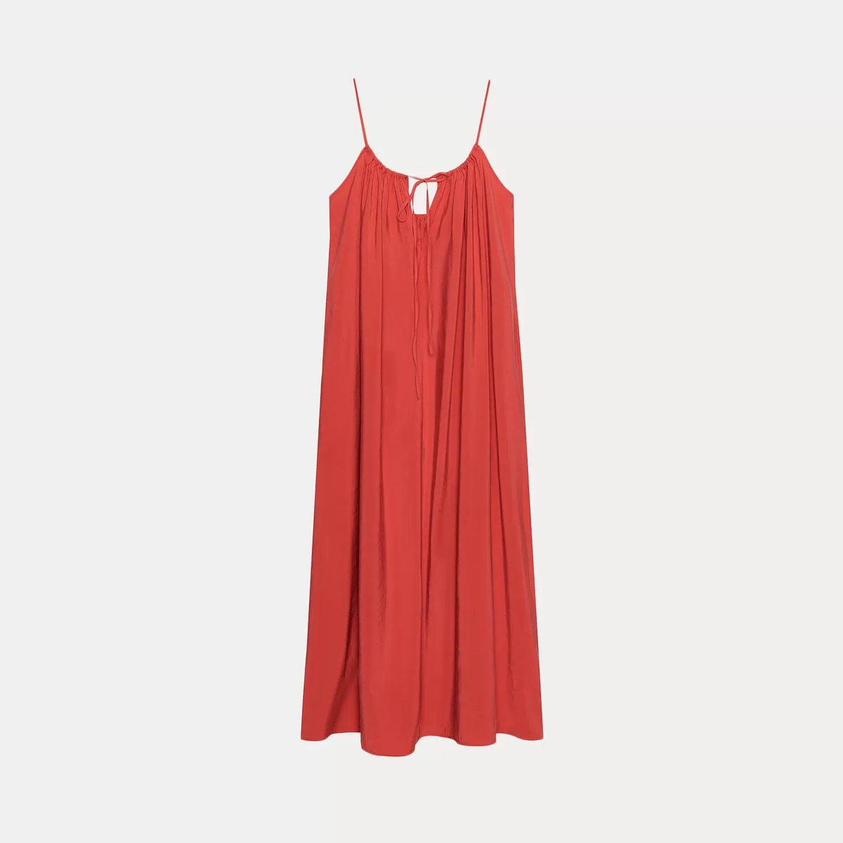 Bow V-Neck Slip Dress