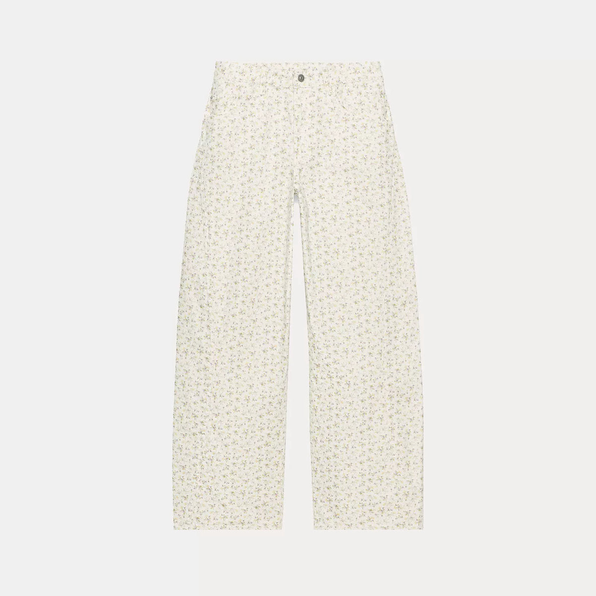 Denim Jacket & Wide-Leg Trousers Set
