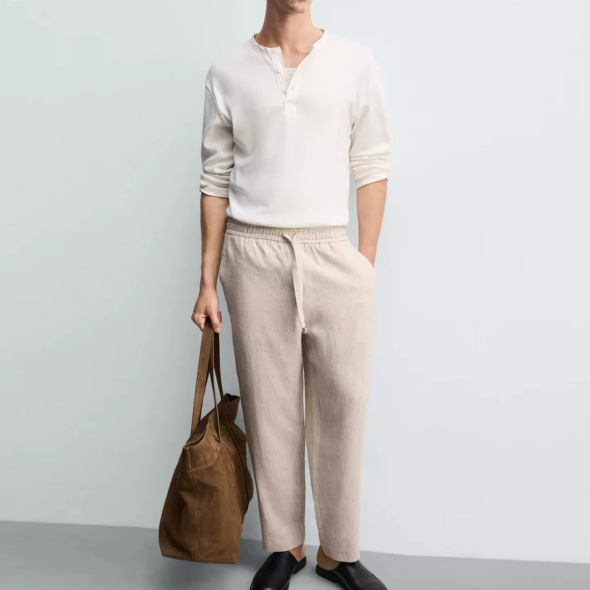Cool-Touch Stretch Waist Trousers
