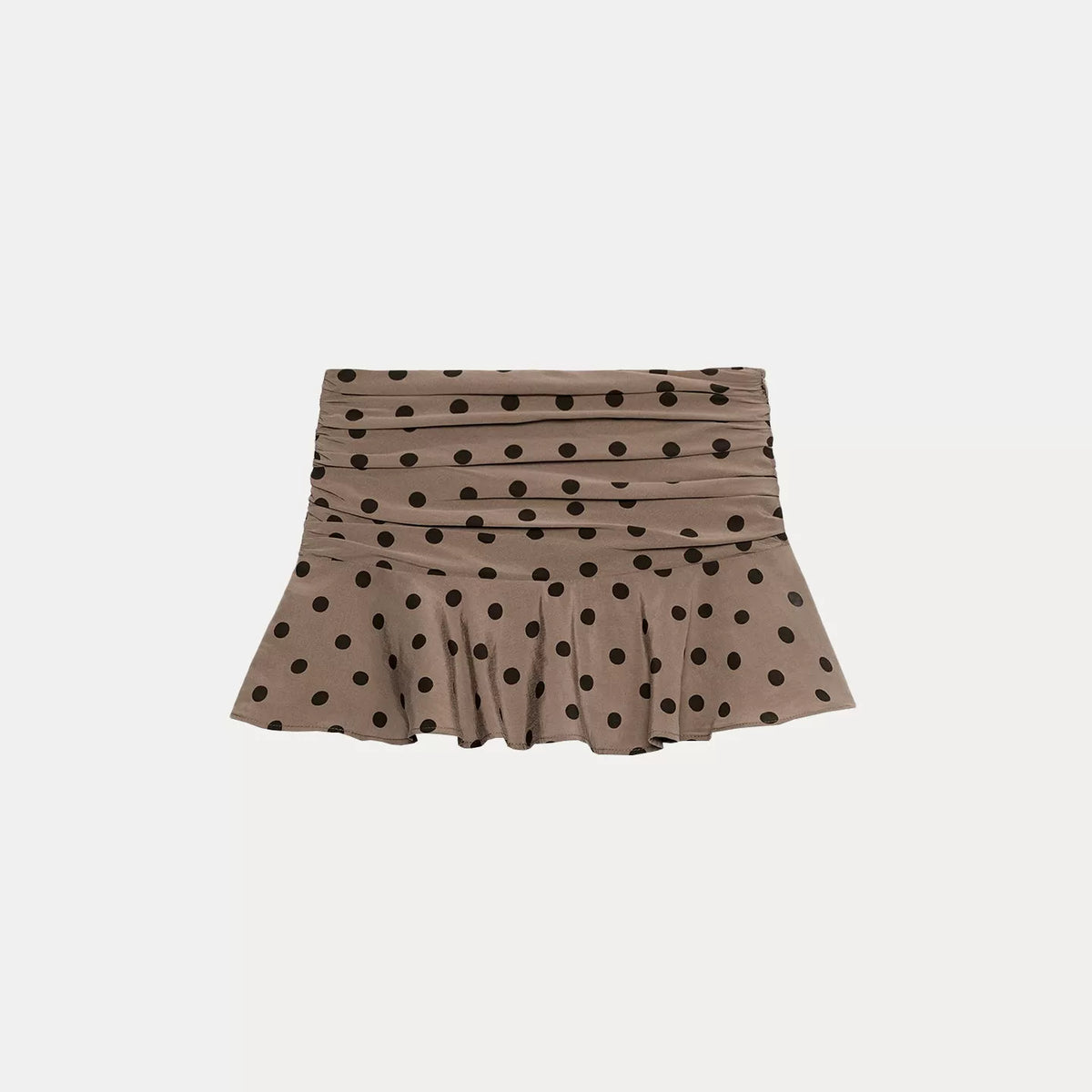 Tiered Pleated Culotte Skirt