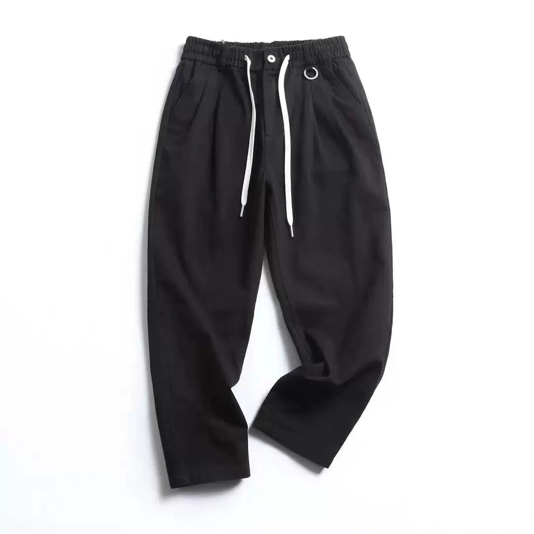 Loose Straight Cargo Trousers