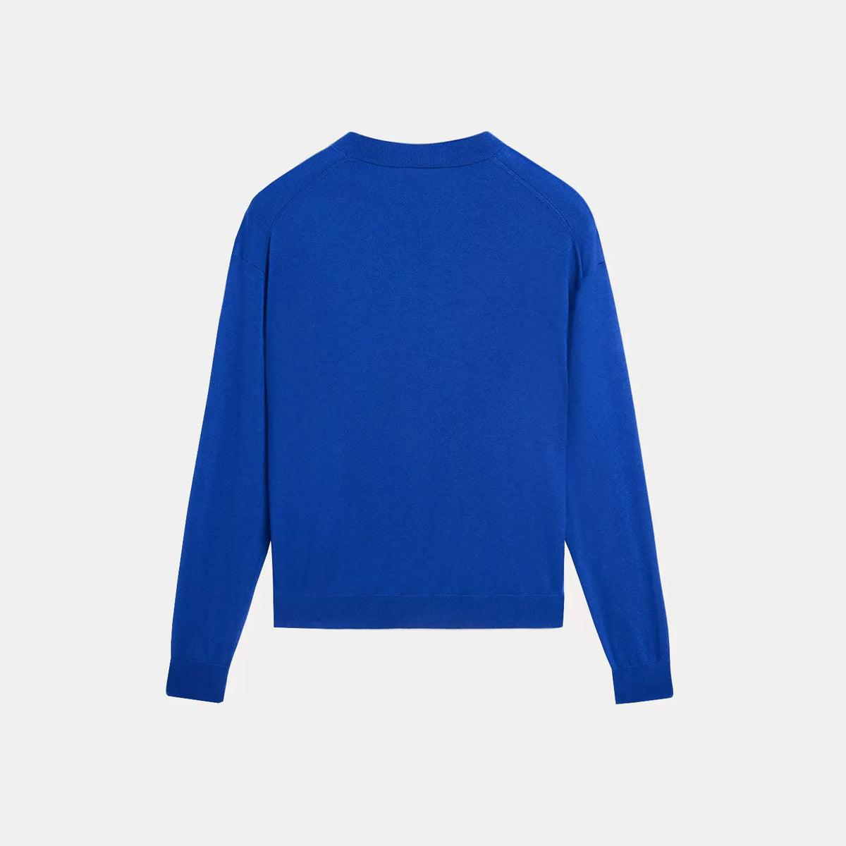 Crew Neck Long-Sleeve Knit Sweater