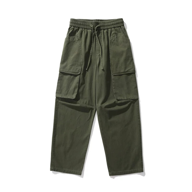 Heavyweight Washed Cargo Trousers