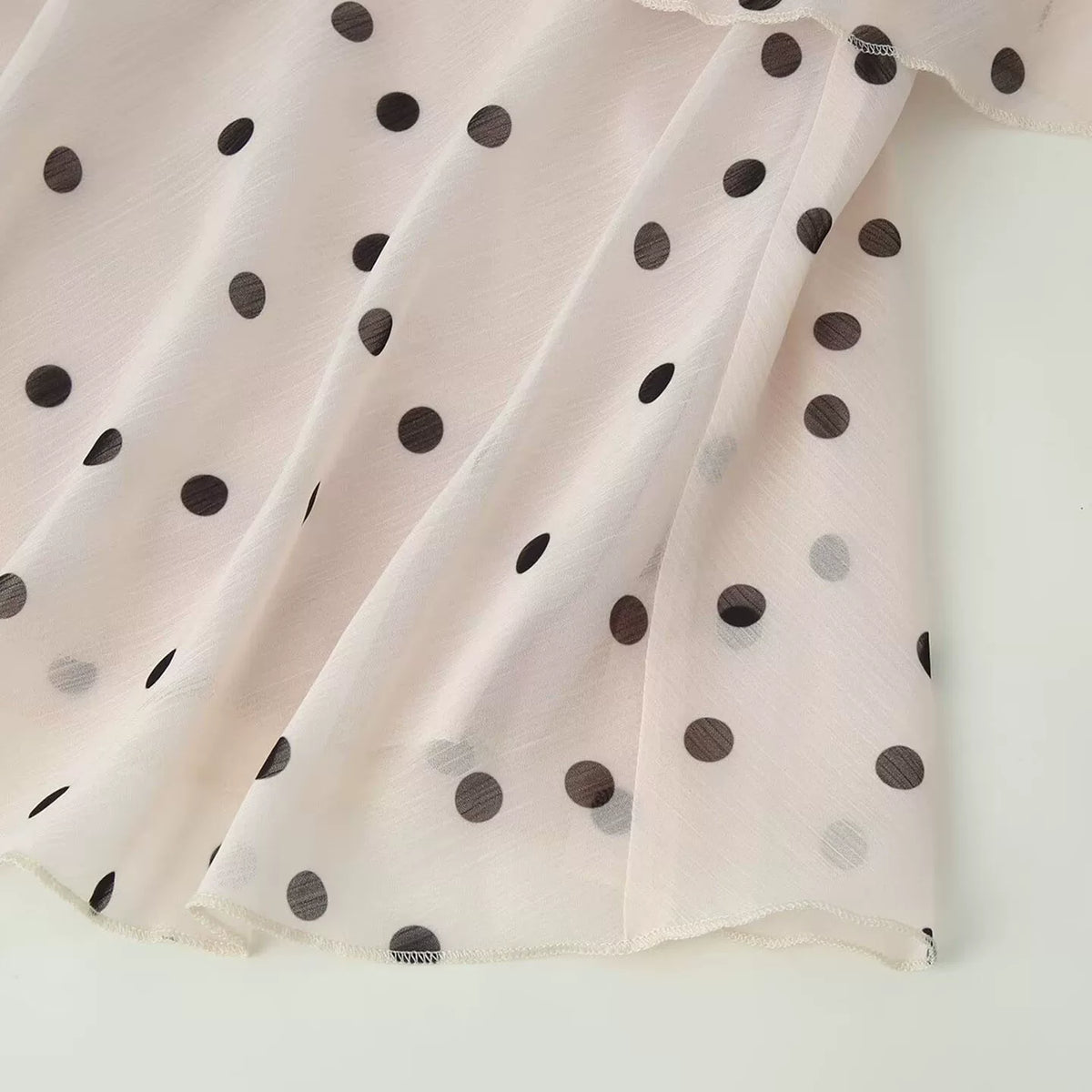 Polka Dot Halter Tiered Dress