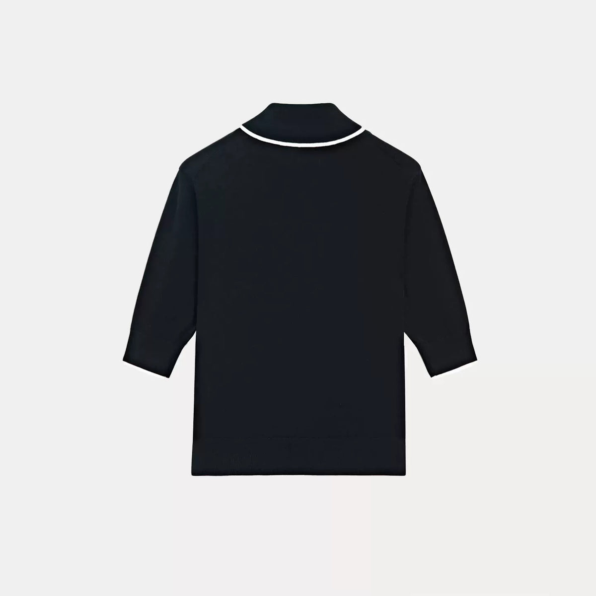 Tie-Neck Knit Top