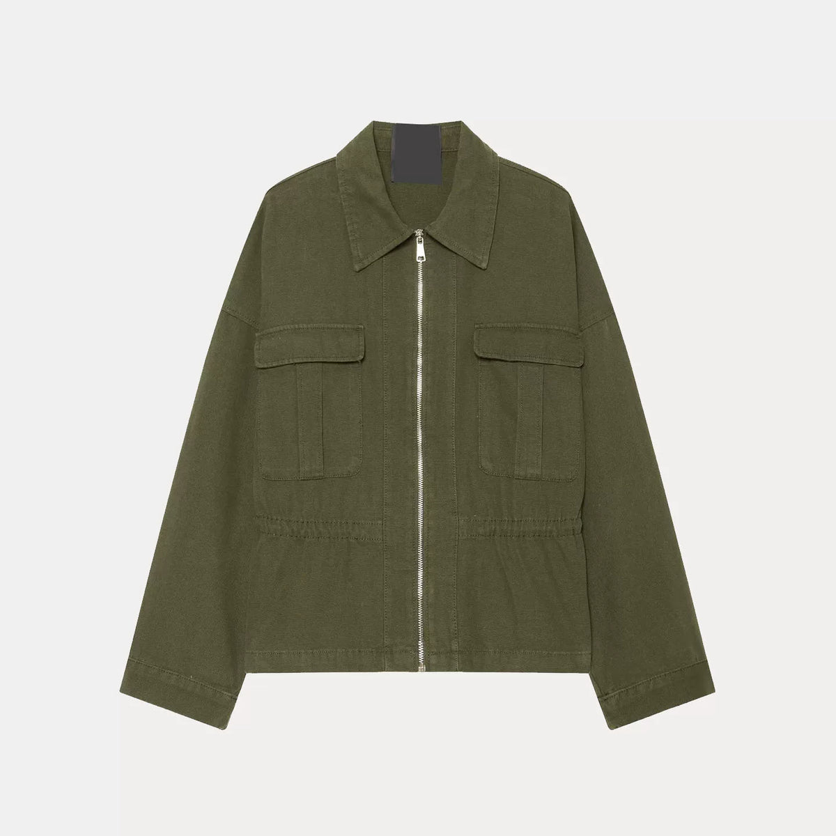 Drawstring Utility Jacket