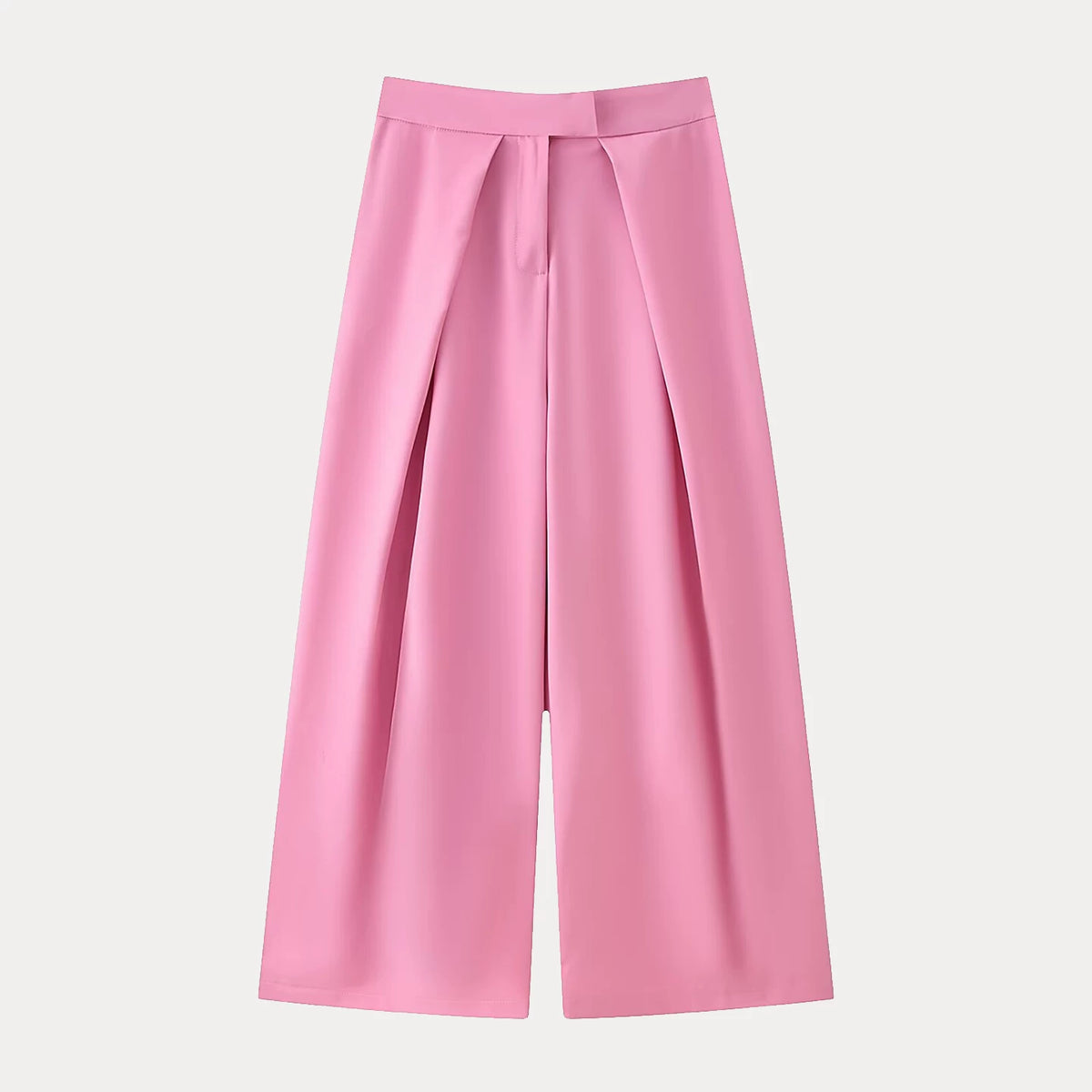 Front-Pleat Relaxed Trousers