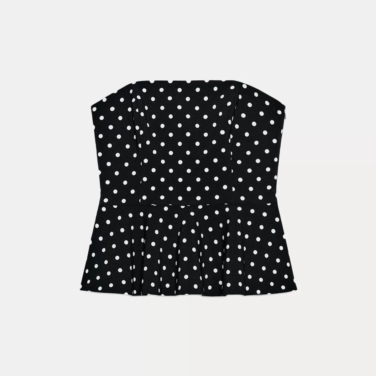 Off-Shoulder Polka Dot Top