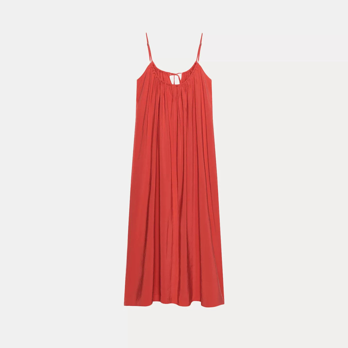 Bow V-Neck Slip Dress