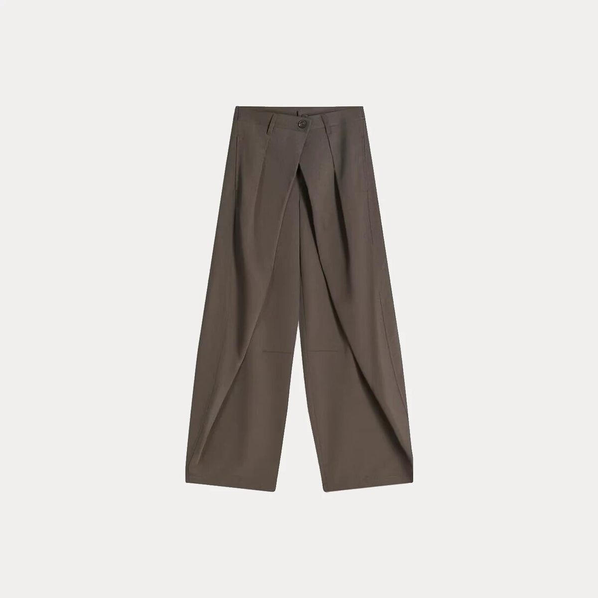 Relaxed Straight-Leg Trousers