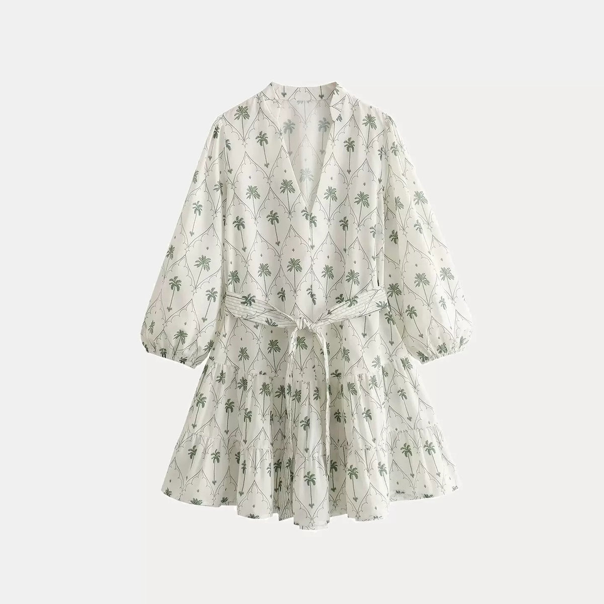 Short Floral Print Dress