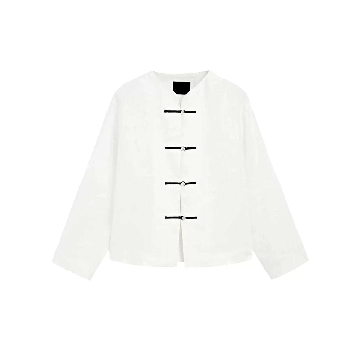 Flowy Button-Detail Shirt