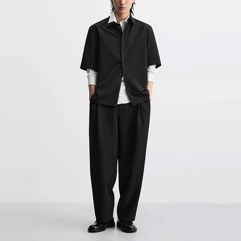 Seersucker Short-Sleeve Shirt