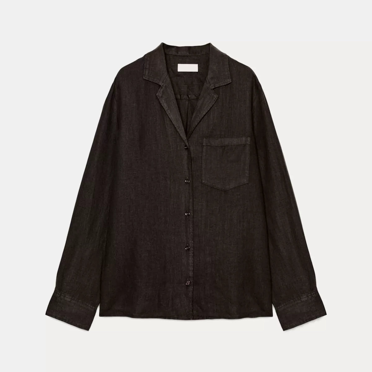 Pocket Shirt and Tie-Waist Shorts Set