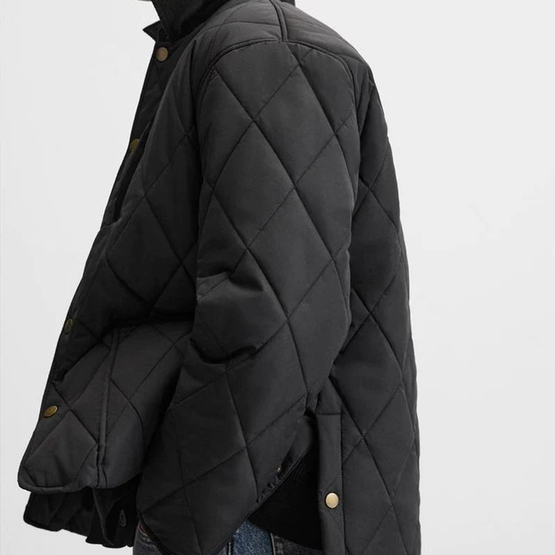 Patchwork Collared Work Jacket