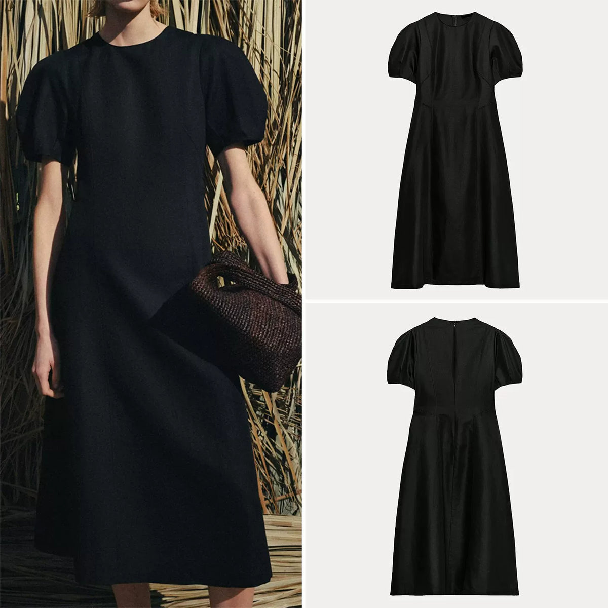 Minimal Relaxed Midi Dress