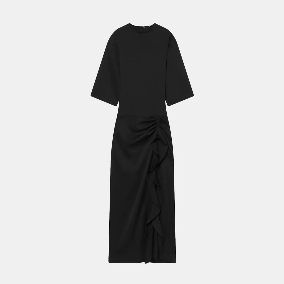 Gathered Midi Dress