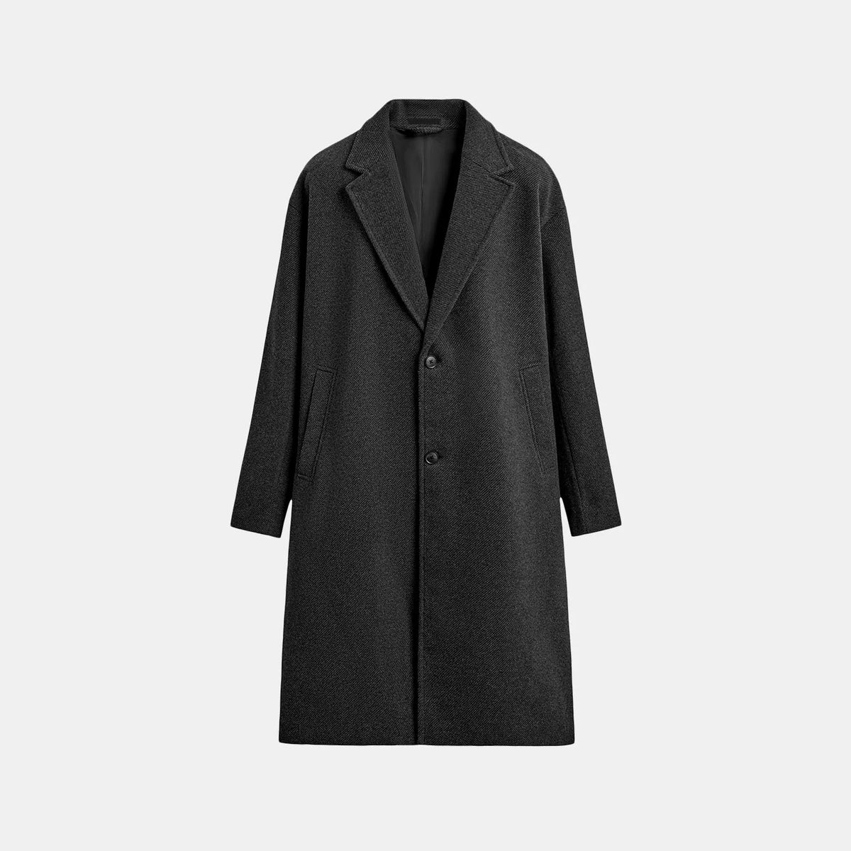 Slim Wool-Blend Overcoat