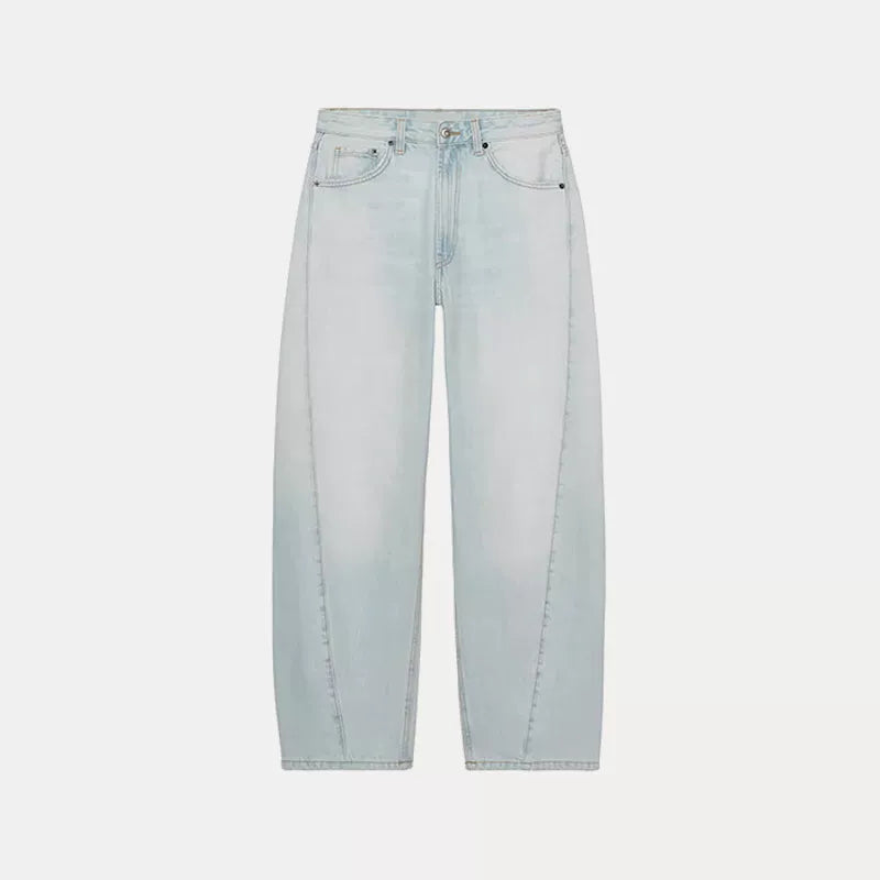 Balloon-Fit Mid-Rise Jeans