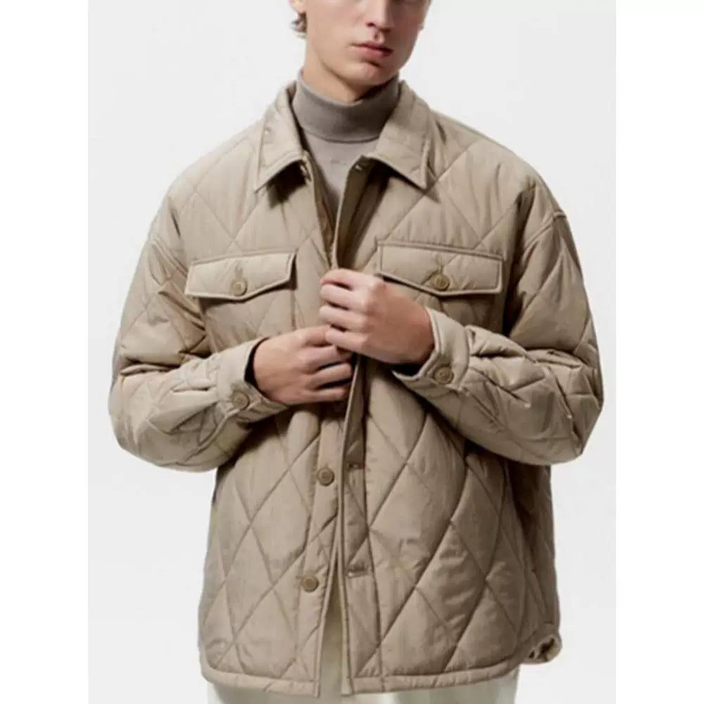 Lightweight Quilted Shirt Jacket