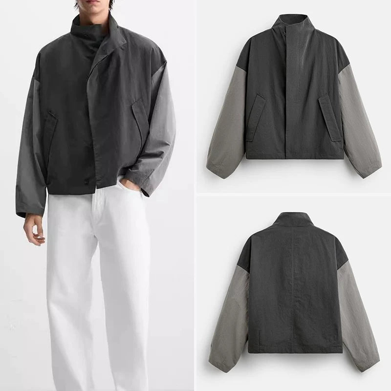 Colour-Block Technical Jacket