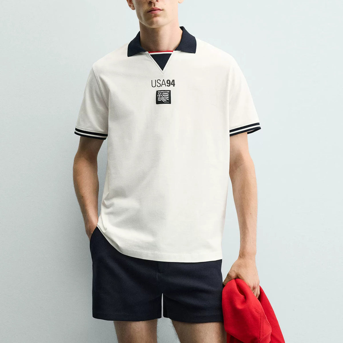 Contrast Sporty Polo Shirt