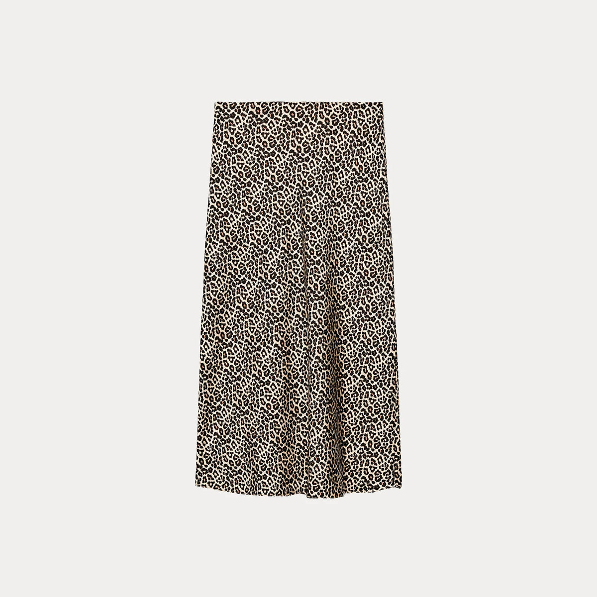 Straight-Cut Midi Skirt