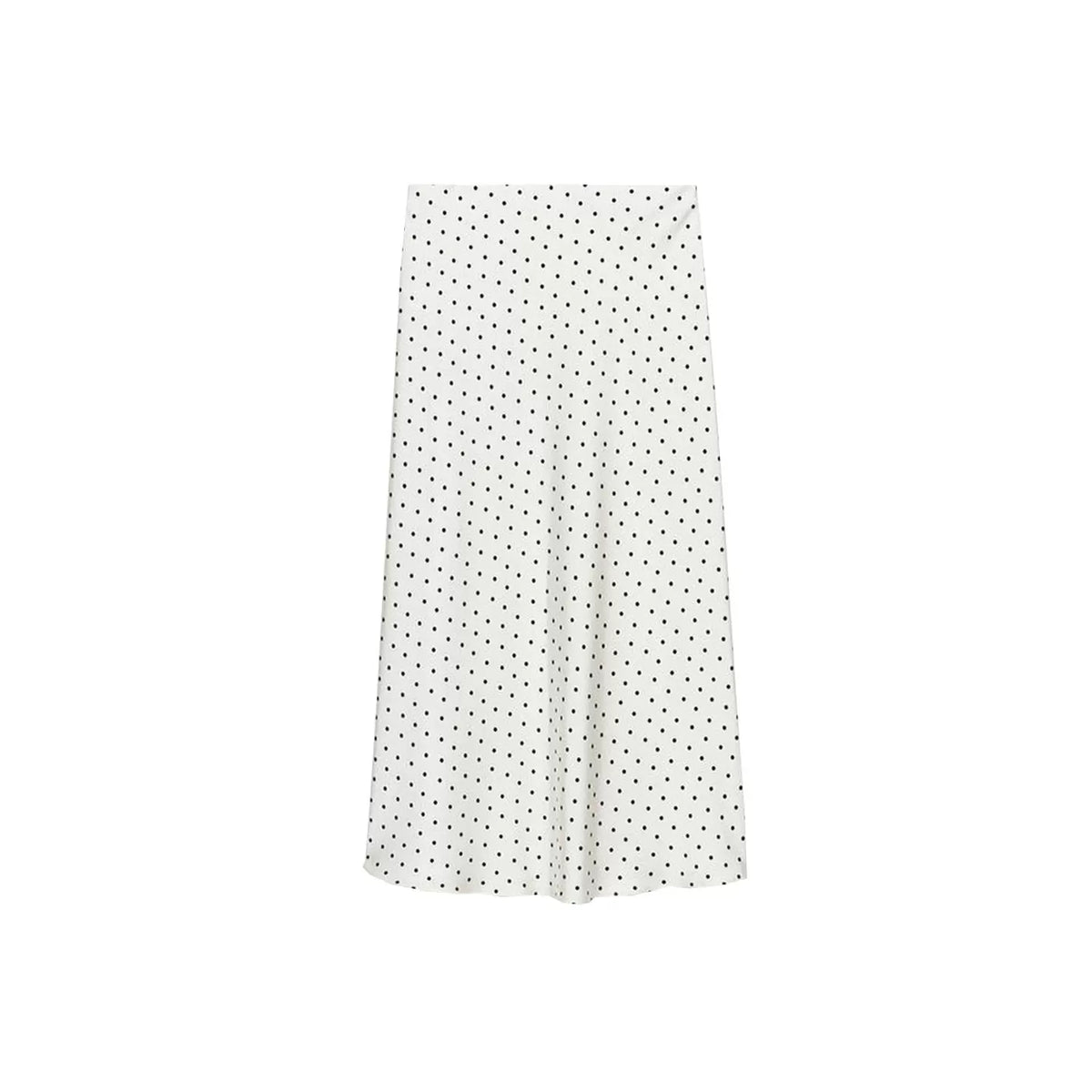 Straight-Cut Midi Skirt