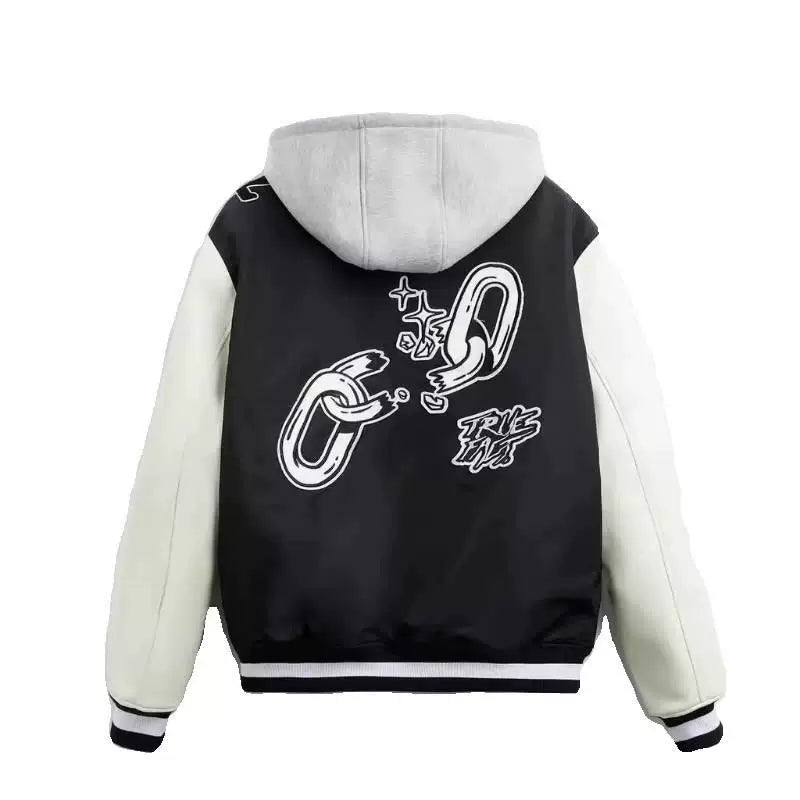 Hooded Pilot Baseball Jacket