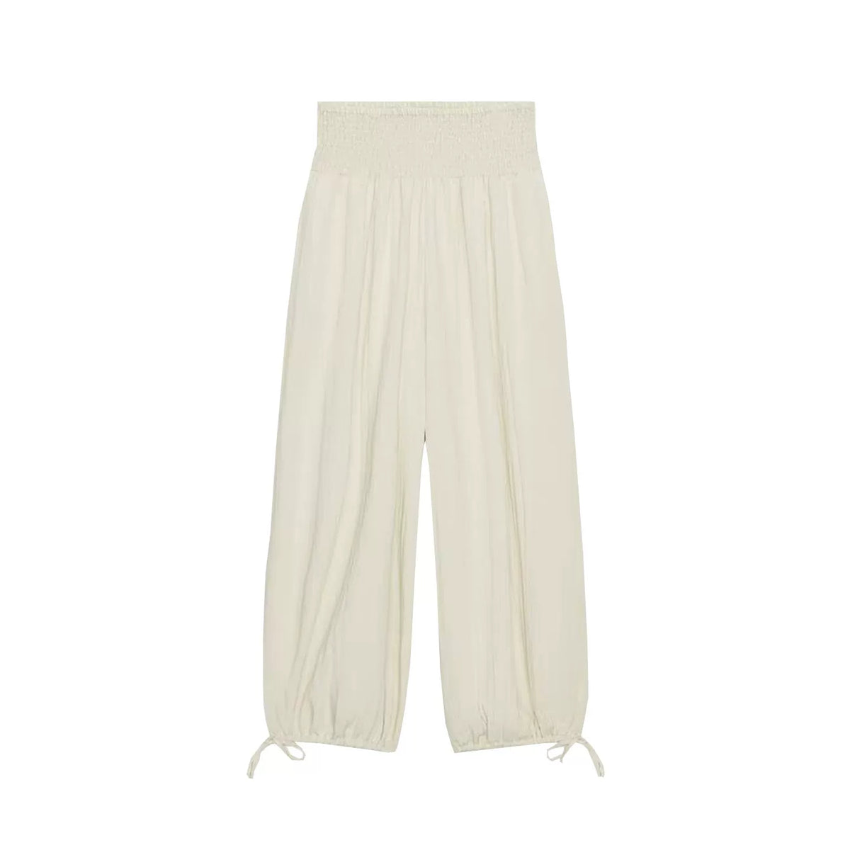 Layered Crew Top and Long Trousers Set