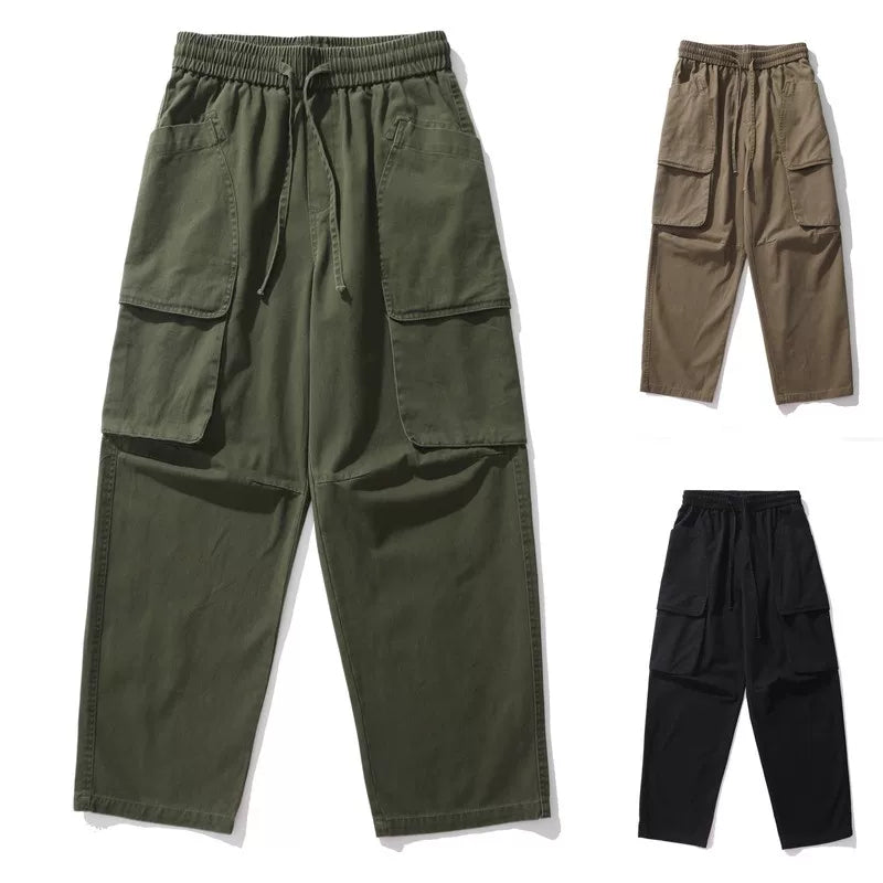 Heavyweight Washed Cargo Trousers