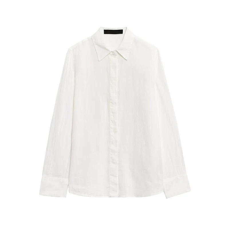 Relaxed Shirt & Wide-Leg Trousers Set
