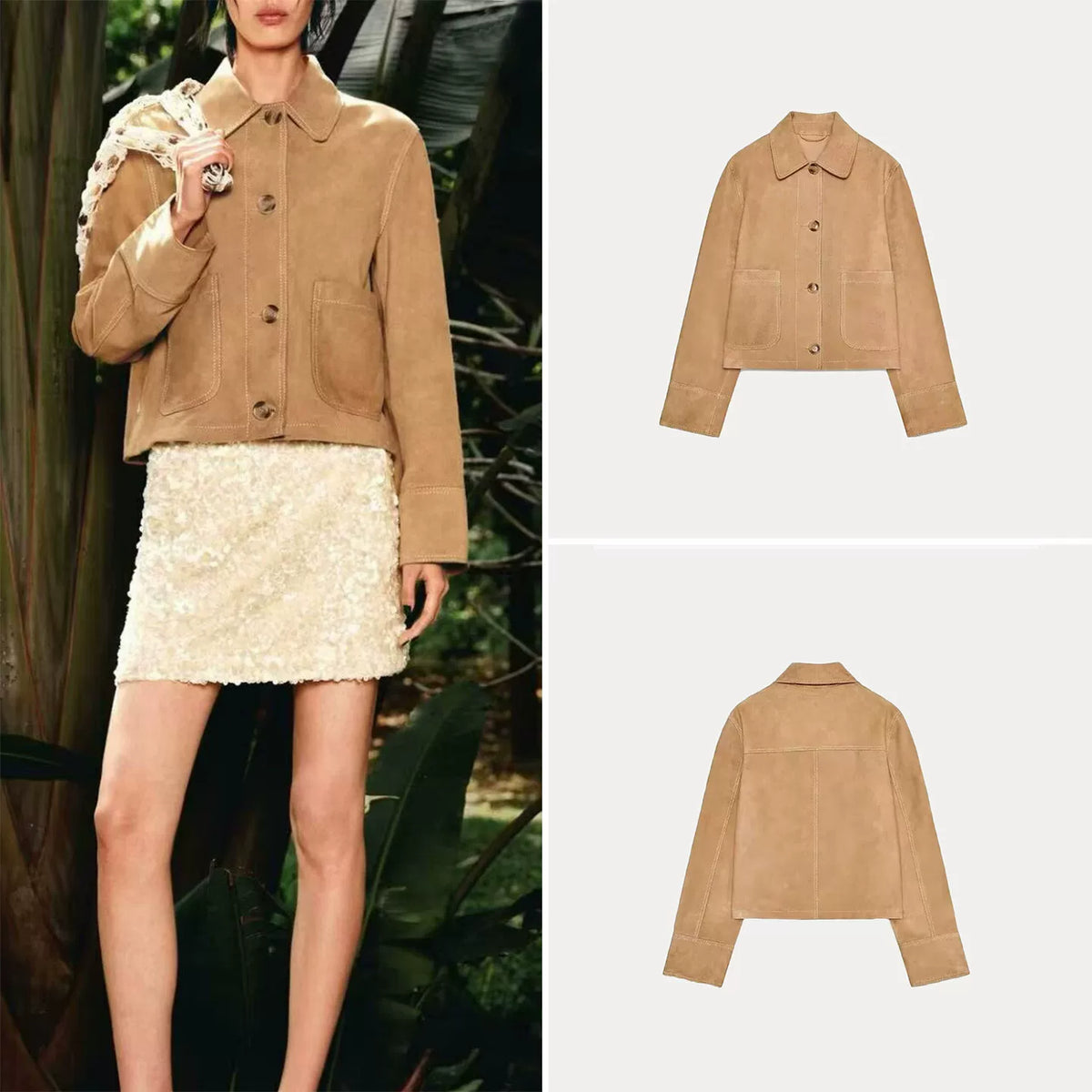 Slim Textured Everyday Jacket