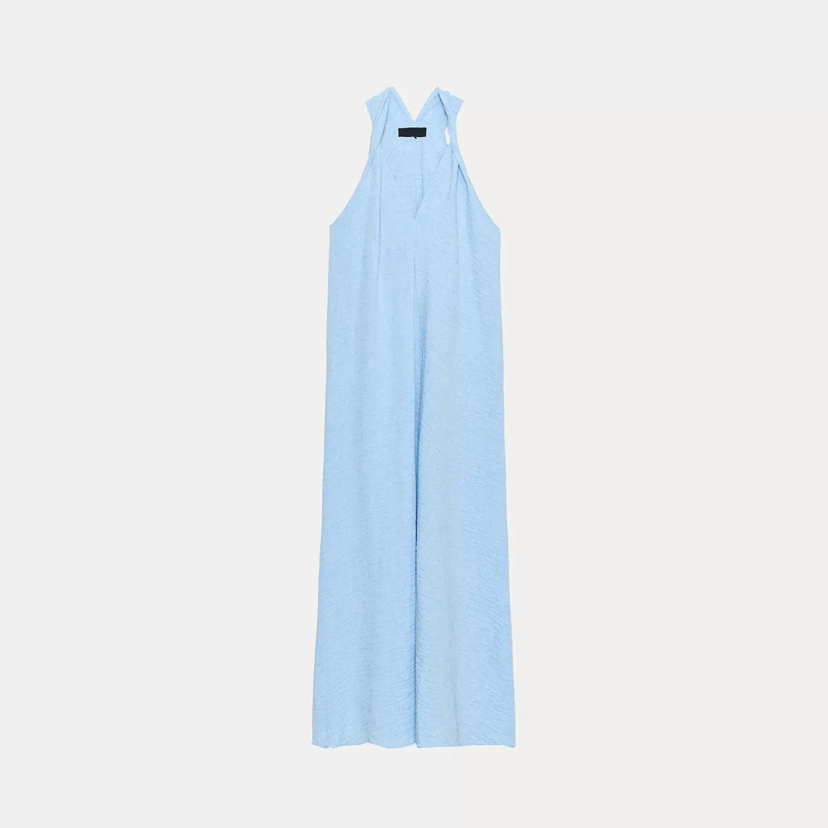Knotted-Shoulder Maxi Dress