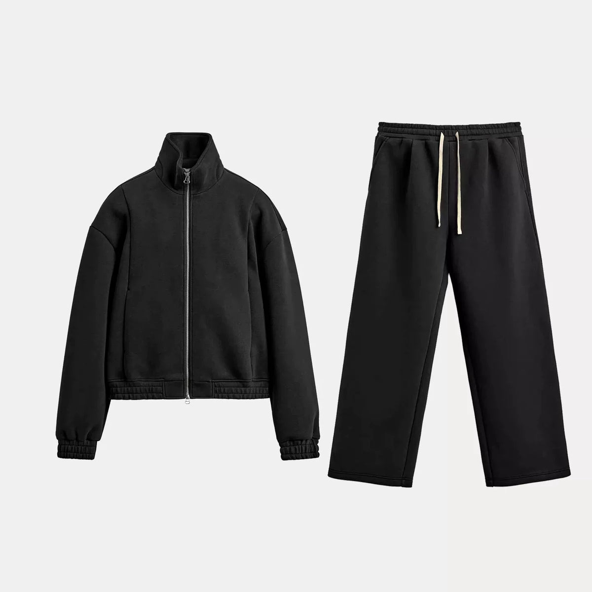 Double-Zip Jacket and Jogger Set