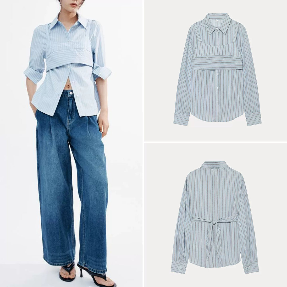 Layered Slim Shirt