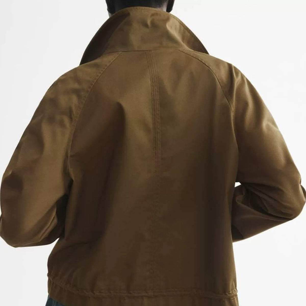 Twill Funnel-Neck Jacket