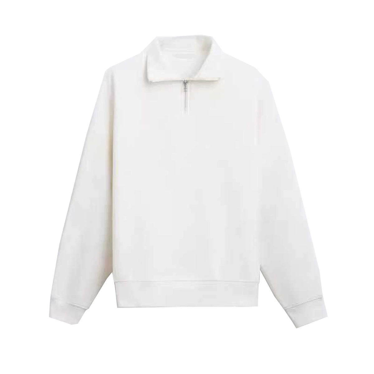 Half-Zip Straight Sweatshirt