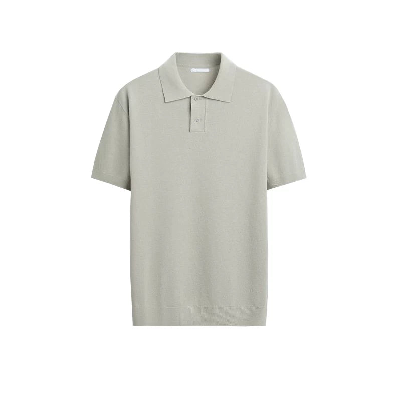 Short-Sleeve Knit Polo