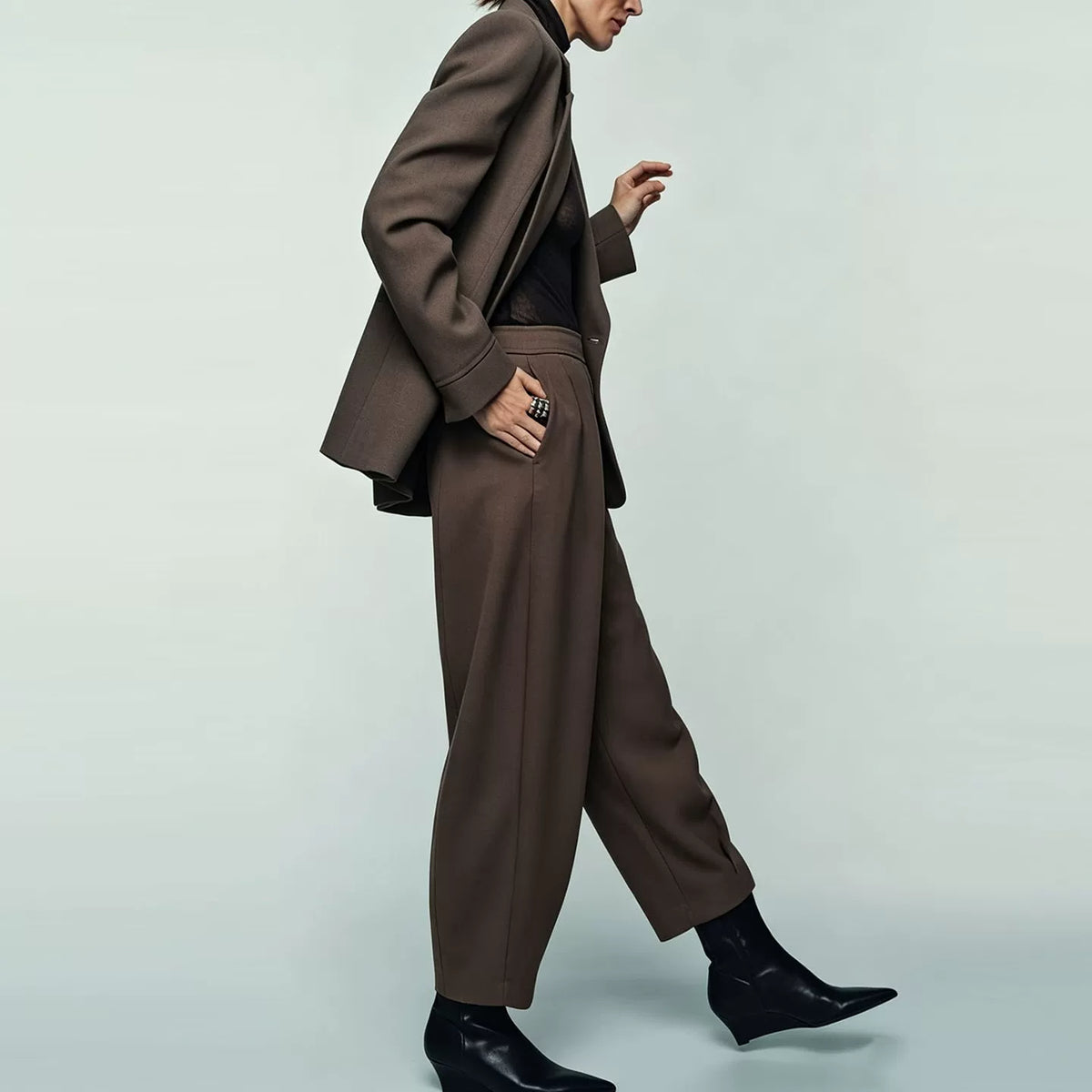Aviator Jacket and Zip Trousers Set