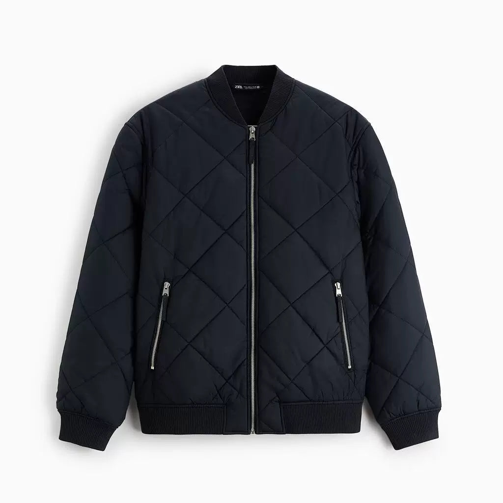 Lightweight Quilted Bomber Jacket
