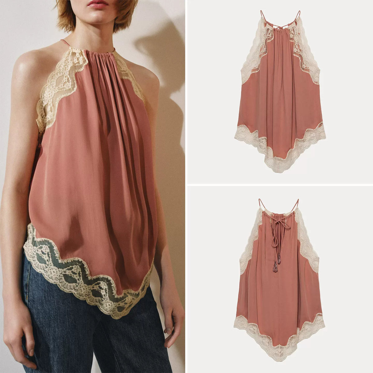Lace Halter Top