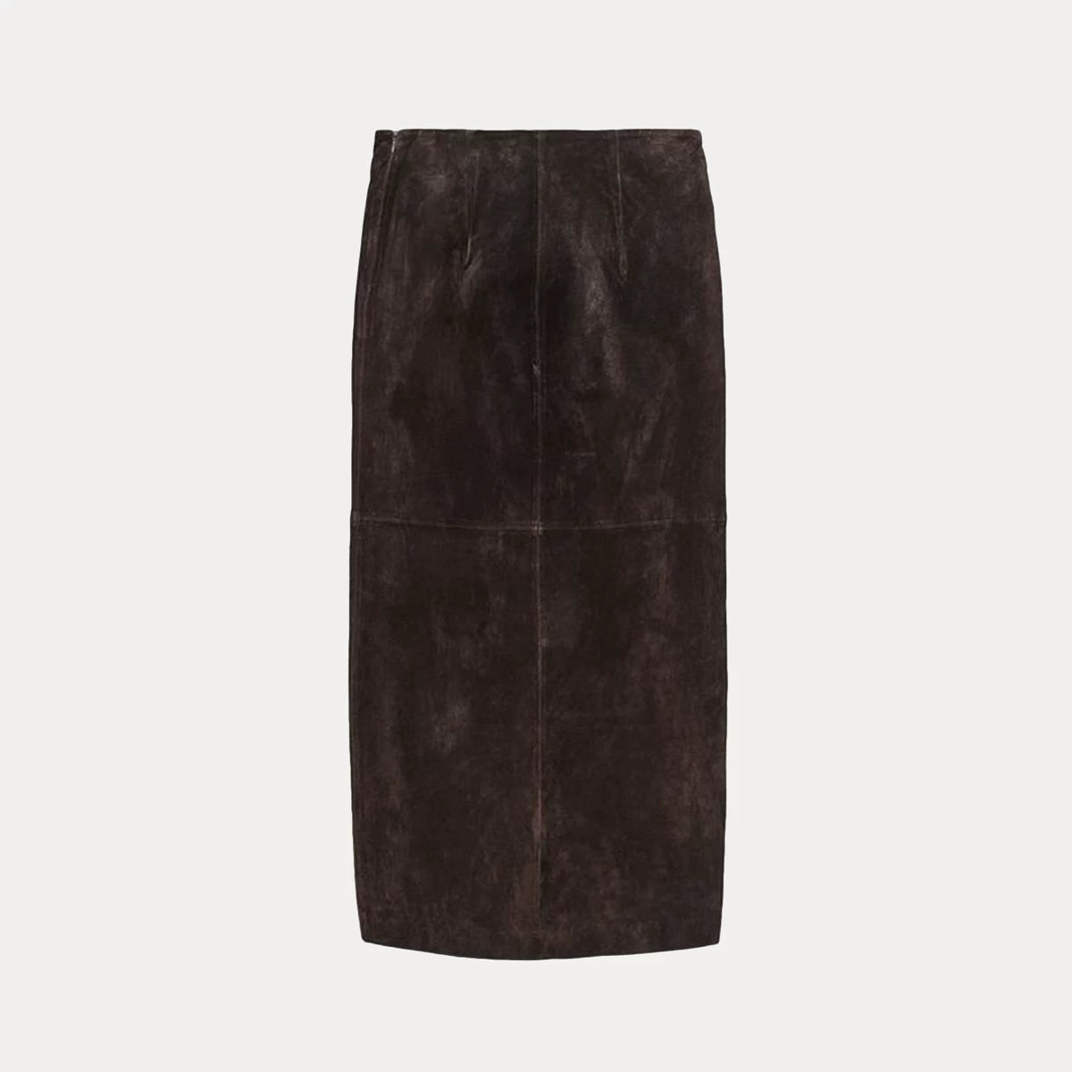 Coffee Brown Bodycon Maxi Skirt