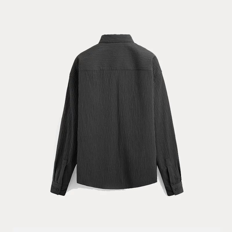 Studded Collar Overshirt