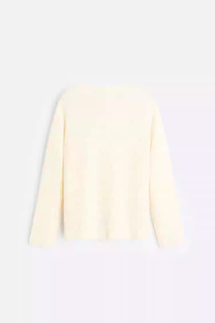 White Crew Neck Sweater