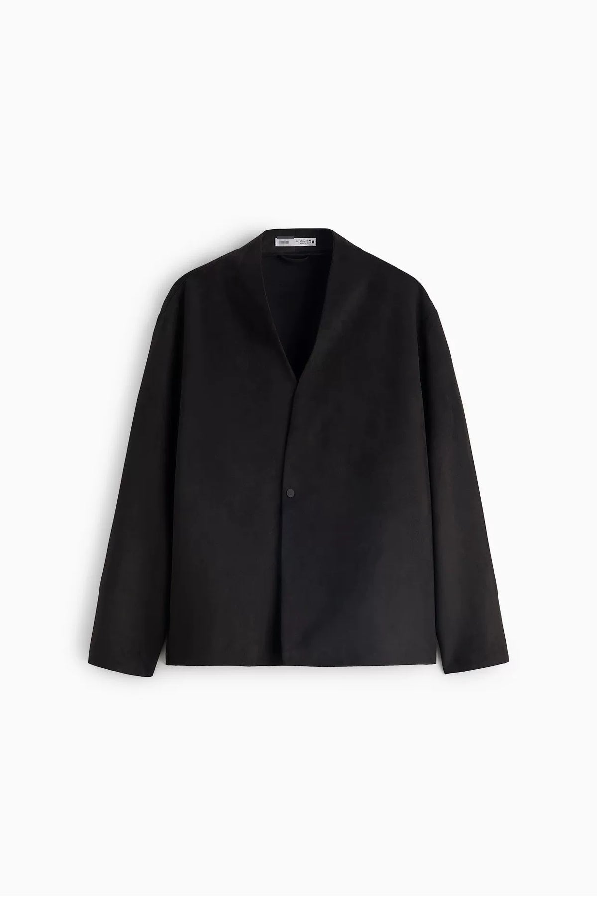 Suede-Effect Blazer Jacket