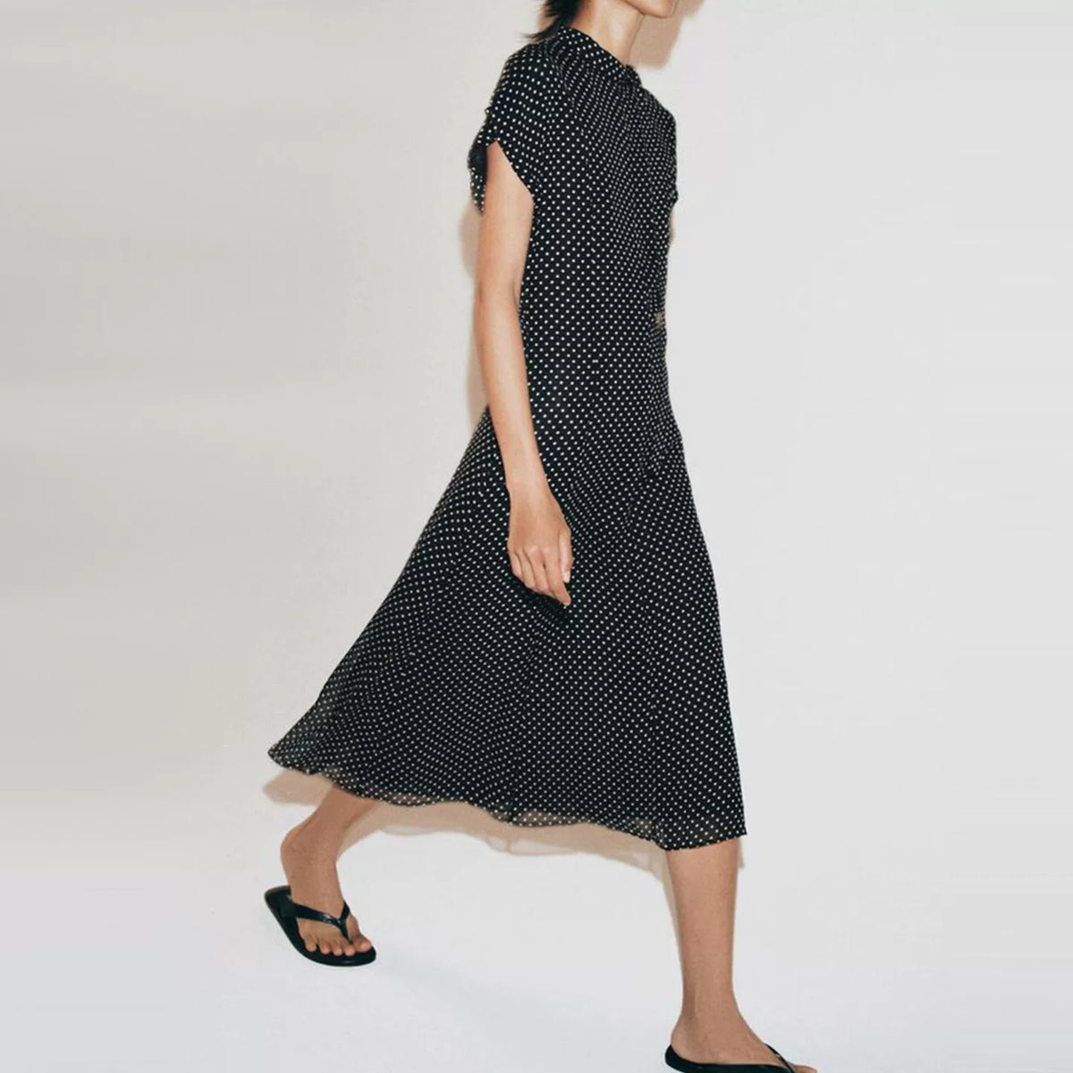 Polka Dot Midi Dress