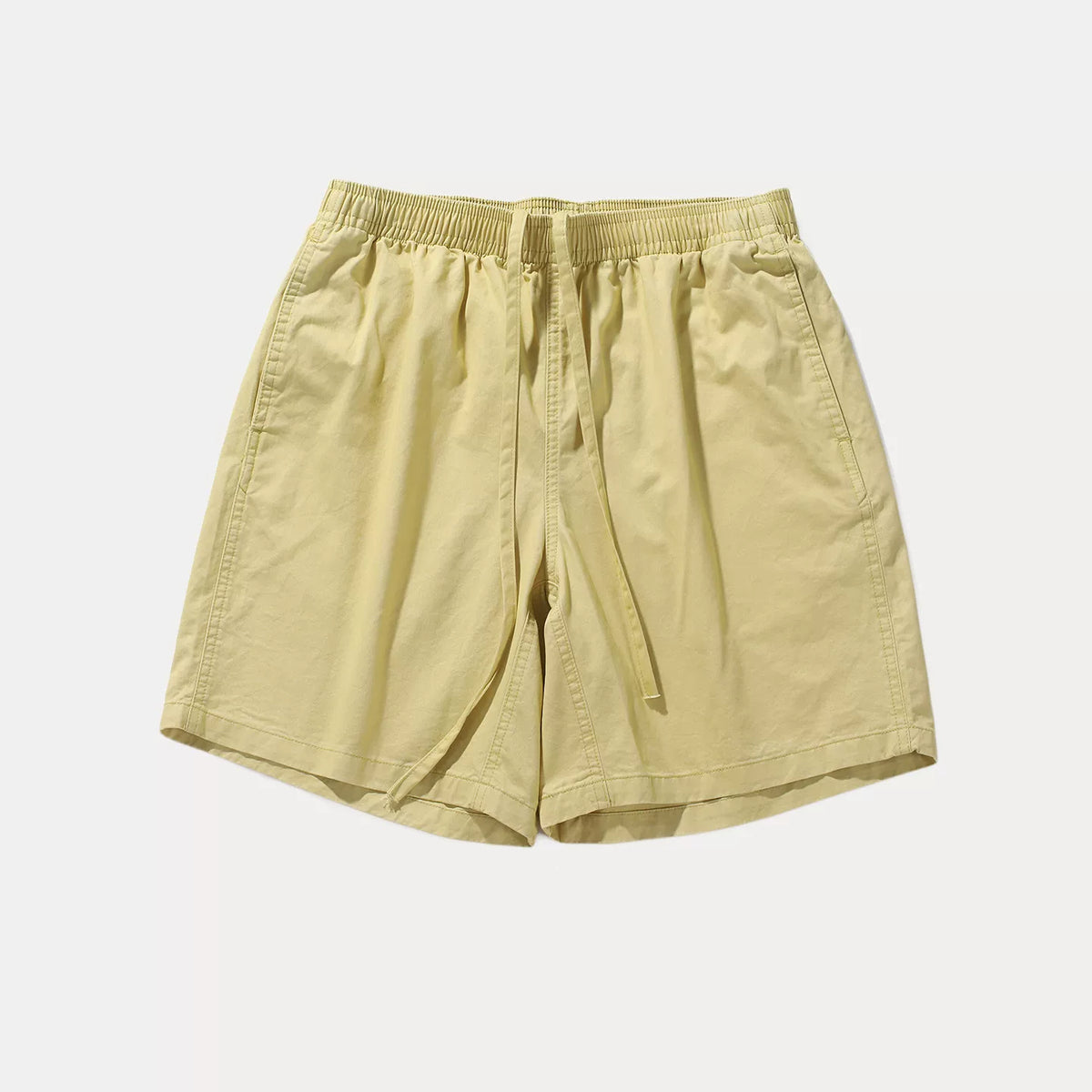 Elastic Drawstring Five-Point Shorts