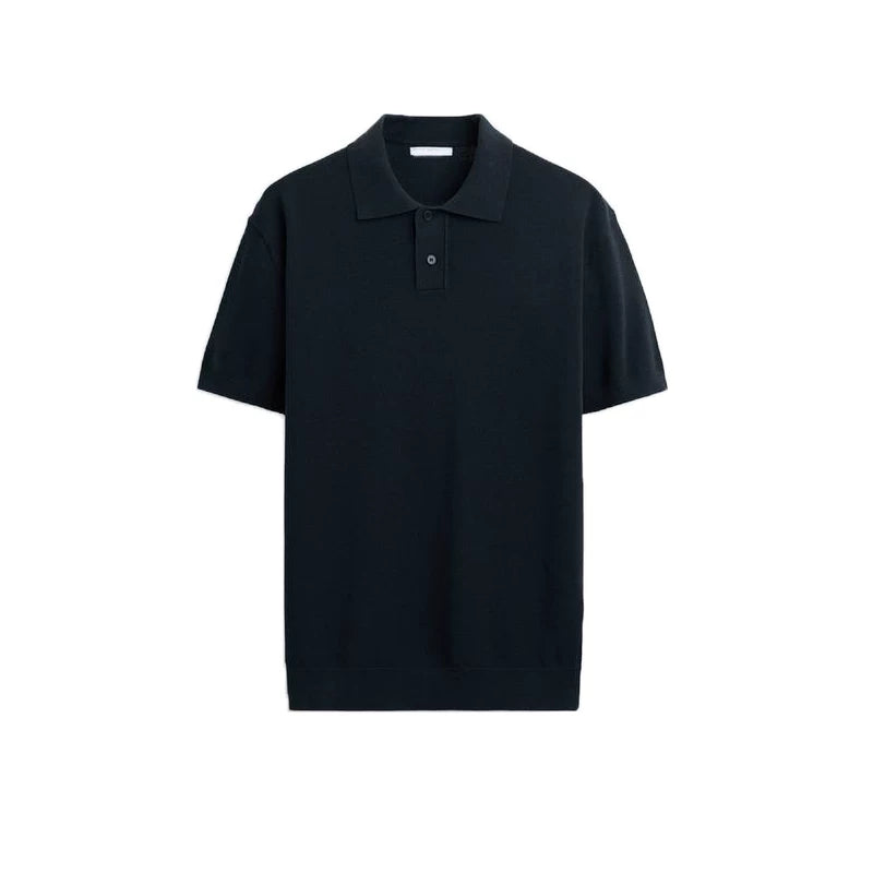 Short-Sleeve Knit Polo